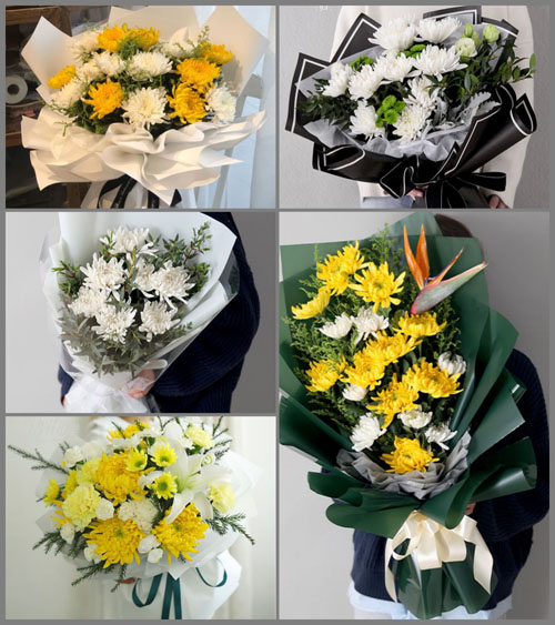 安徽淮南市凤台县钱庙乡白事花束代送